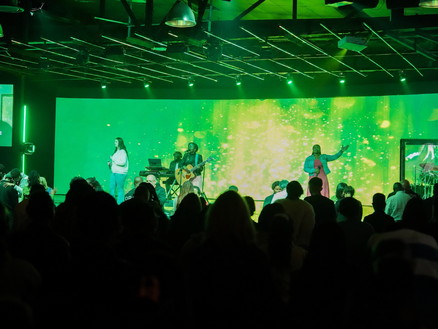 A New Life Church Sunday worship service
